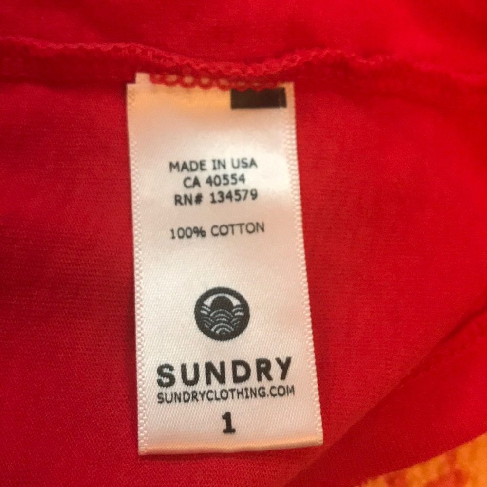 Sundry Size 1 “vacay every day” muscle tee - EUC - Picture 5 of 6